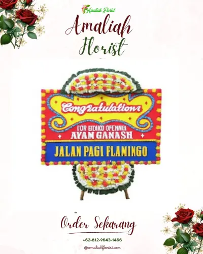 Bunga Papan Congratulation di Rengas